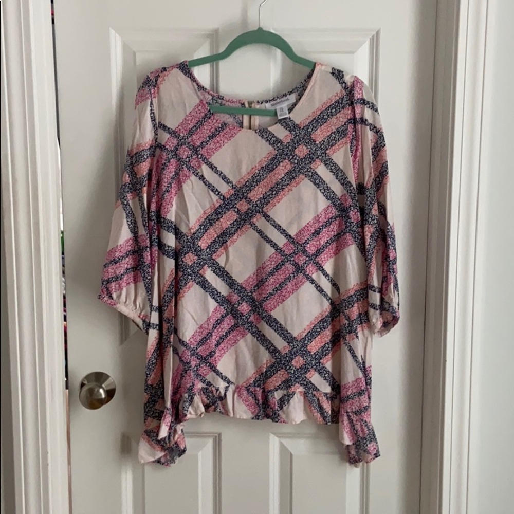 Motherhood Maternity patterned blouse